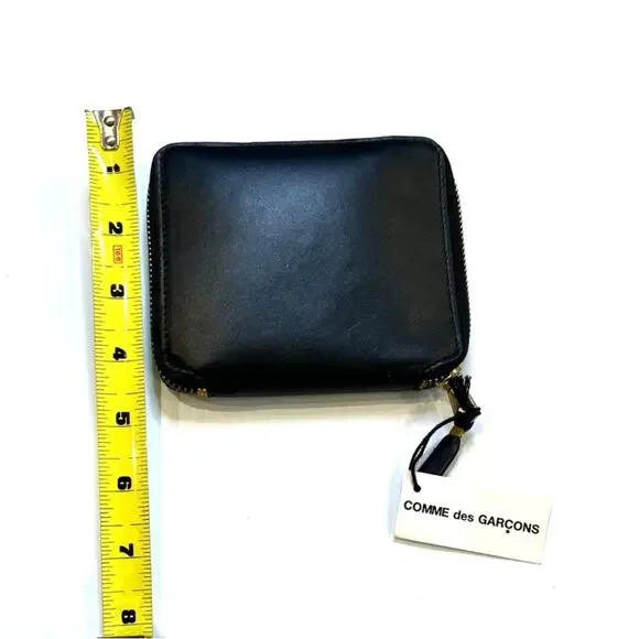 Commes de Garcon - Soft Black Leather Zippered Wallet NWT - Picture 3 of 4